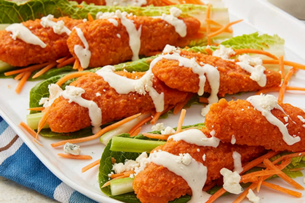 Buffalo Chicken Lettuce Wraps